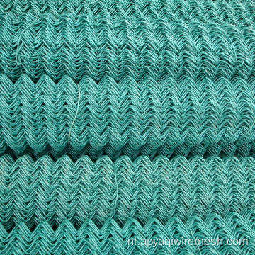 PVC HOT DOMPERDE GALVANISEERDE KAKKINDEN Hek